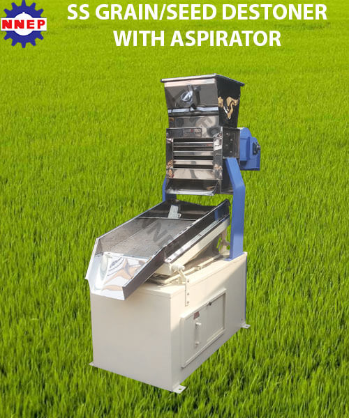 Grain/Seed Destoner with Aspirator